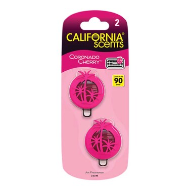Vent Car Air Freshener Cherry Scent 2Pcs