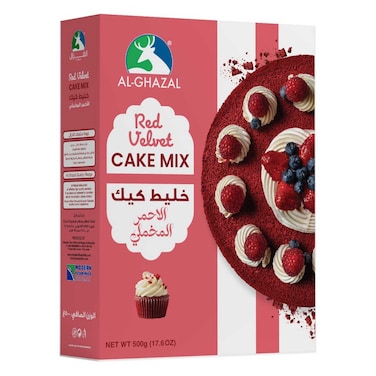 الغزال خليط كيك رد فيلفت 500 غرام