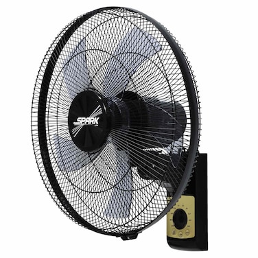 سبارك مروحة حائط موديل WF18-05RCA REM قوة 65 واط قياس 18 انش لون أسود