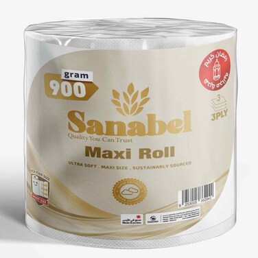 Sanabel Maxi Roll Kitchen Towel 3 Ply 900 Gram