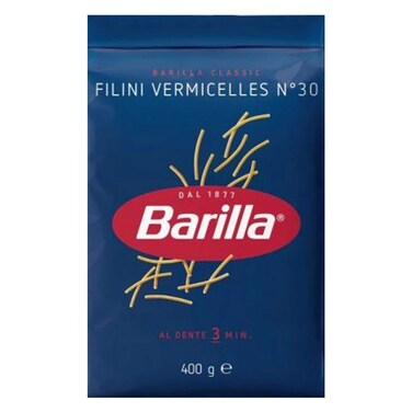 Barilla Pasta Vermecilli 400 Gram