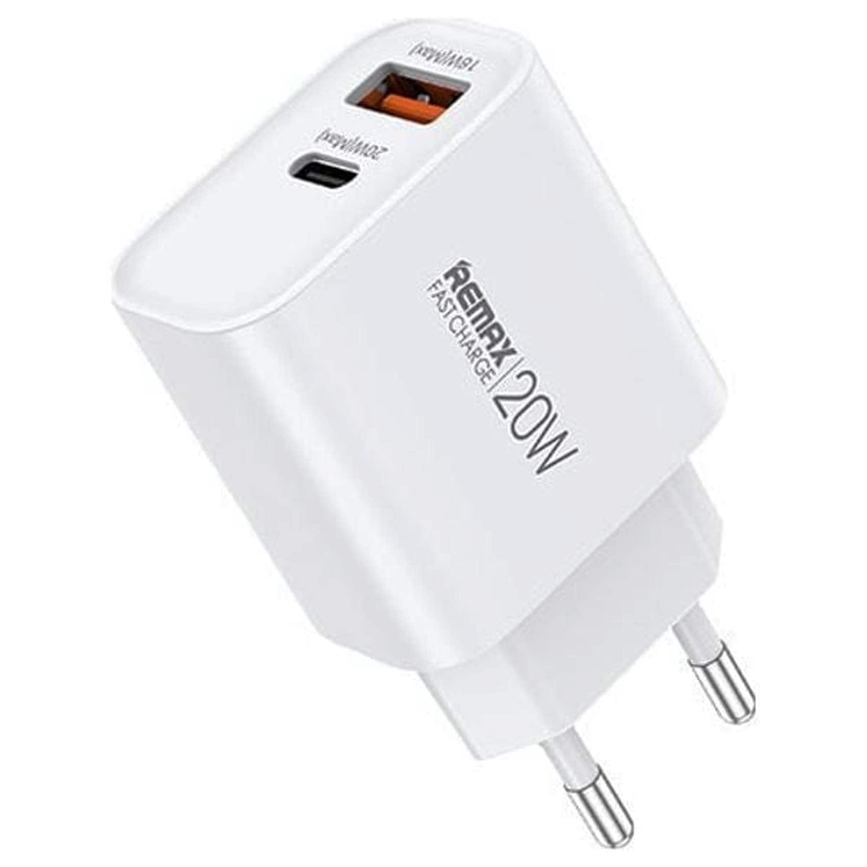 Remax RP-U120 Wall Charger 20 Watt 2 Port White product thumbnail 2