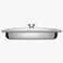 TRAMONTINA ROAST PAN W/GLS LID 34CM