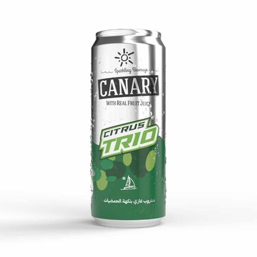 Canary Soft Drink Trio Citrus Flavored 330 Ml