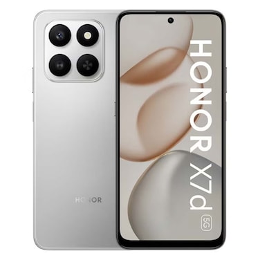 هونر X7D سمارت فون 5جي 256 جيجابايت 8 جيجابايت رام لون فضي