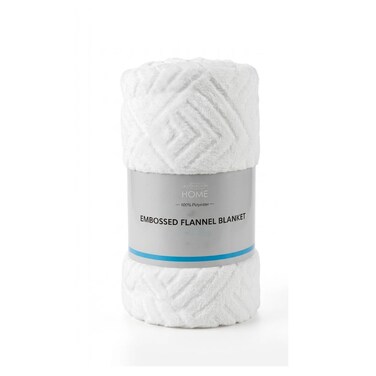 La Collection Blanket Double White 200*220 Cm