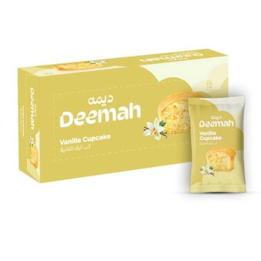 ديمة كب كيك فانيلا 27 غرام 12 حبة