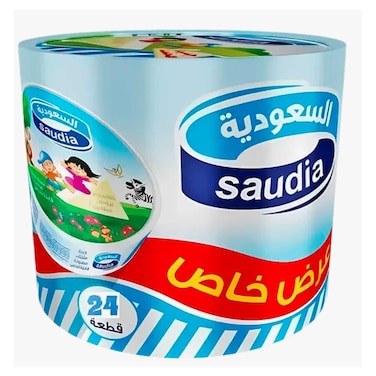 السعودية جبنة مثلثات 24 قطعة