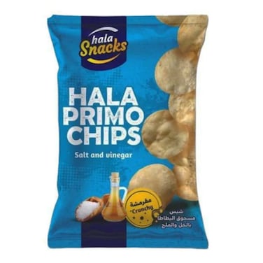 Hala Chips Primo Salt And Vinegar 120 Gram