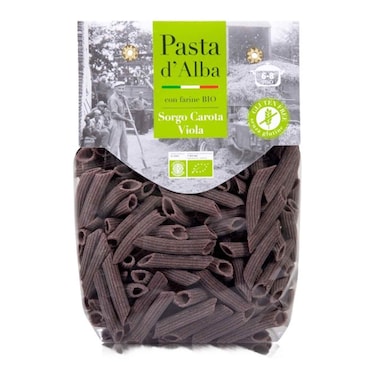 Pasta D'Alba Gluten Free Sorghum Penne With Violet Carrot 250 Gram