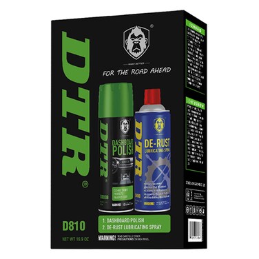دي تي آر ملمع ومعطر تابلو  + بخاخ تشحيم لإزالة الصدأ

