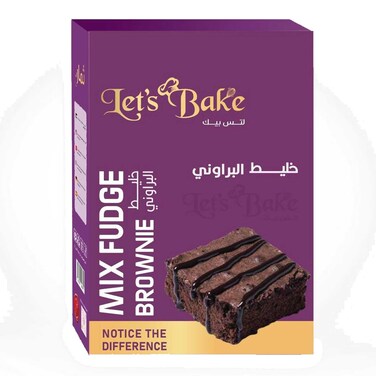 لتس بيك خليط براوني 540 غرام
