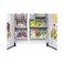 LG GCJ-287TVL Refrigerator 674 Liter Four Doors With Energy Saving Inverter Silver