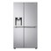 LG GCJ-287TVL Refrigerator 674 Liter Four Doors With Energy Saving Inverter Silver