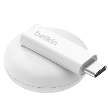 بيلكن شاحن محمول بمنفذ USB-C لساعة آبل طراز WIZ022GLWH-B1 لون أبيض
