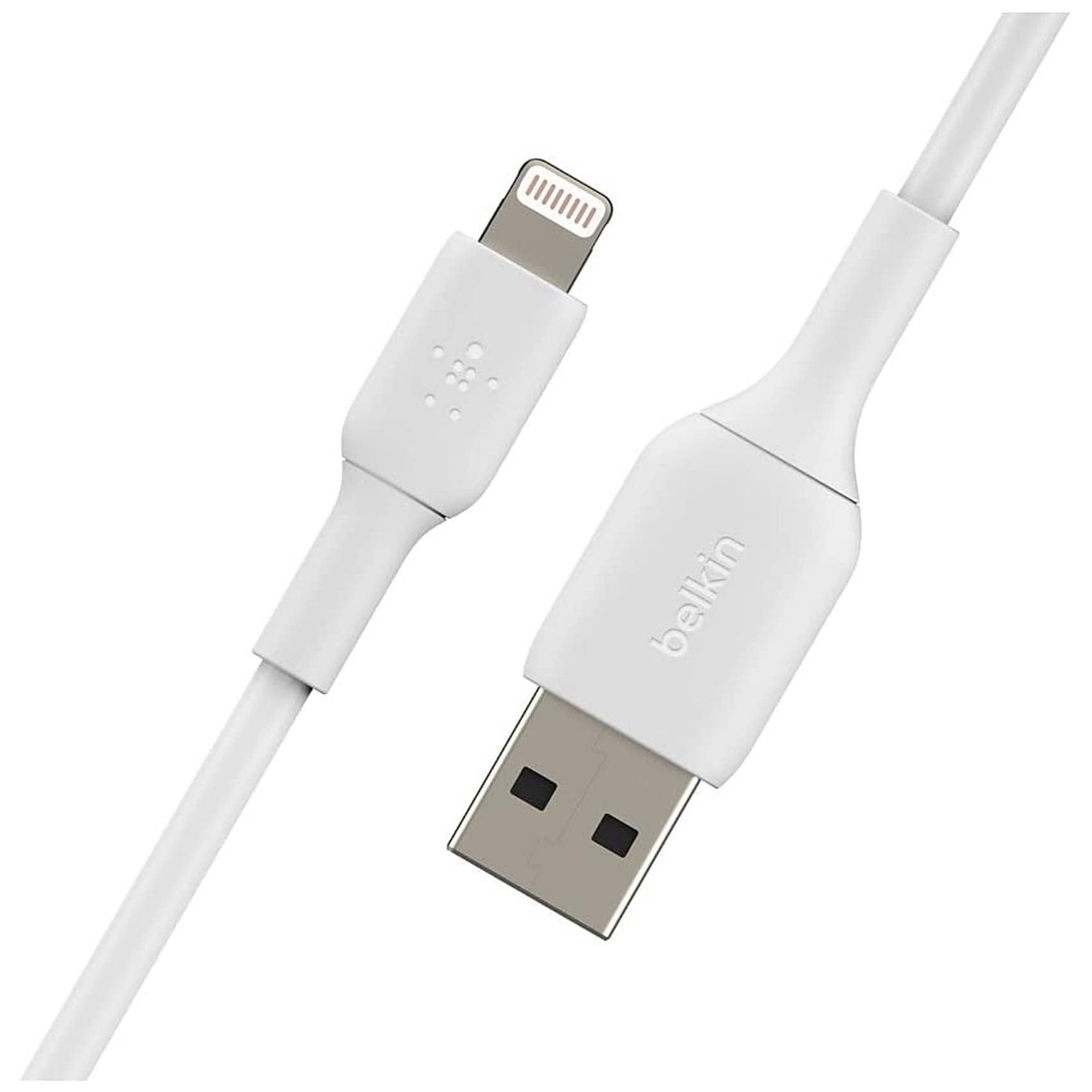 Belkin Boost Charge Lightning To USB-A Cable Model CAA001BT1MWH2PK White product thumbnail 2
