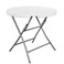 Mintra Plastic Round Folding Table 80x74 Cm White