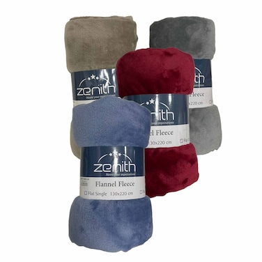 Zenith Blanket Single Flannel 112x160 Cm Multi Color 