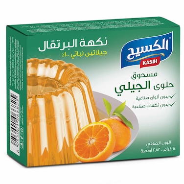 الكسيح جيلي نباتي بنكهة البرتقال 80 غرام