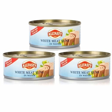 Alltasty White Tuna In Water 170 Gram 3 Pieces