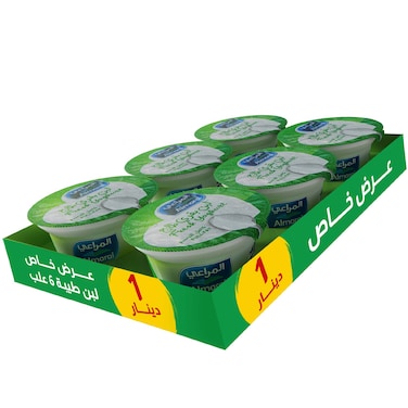 المراعي لبن بقري 125 غرام 6 علب 

