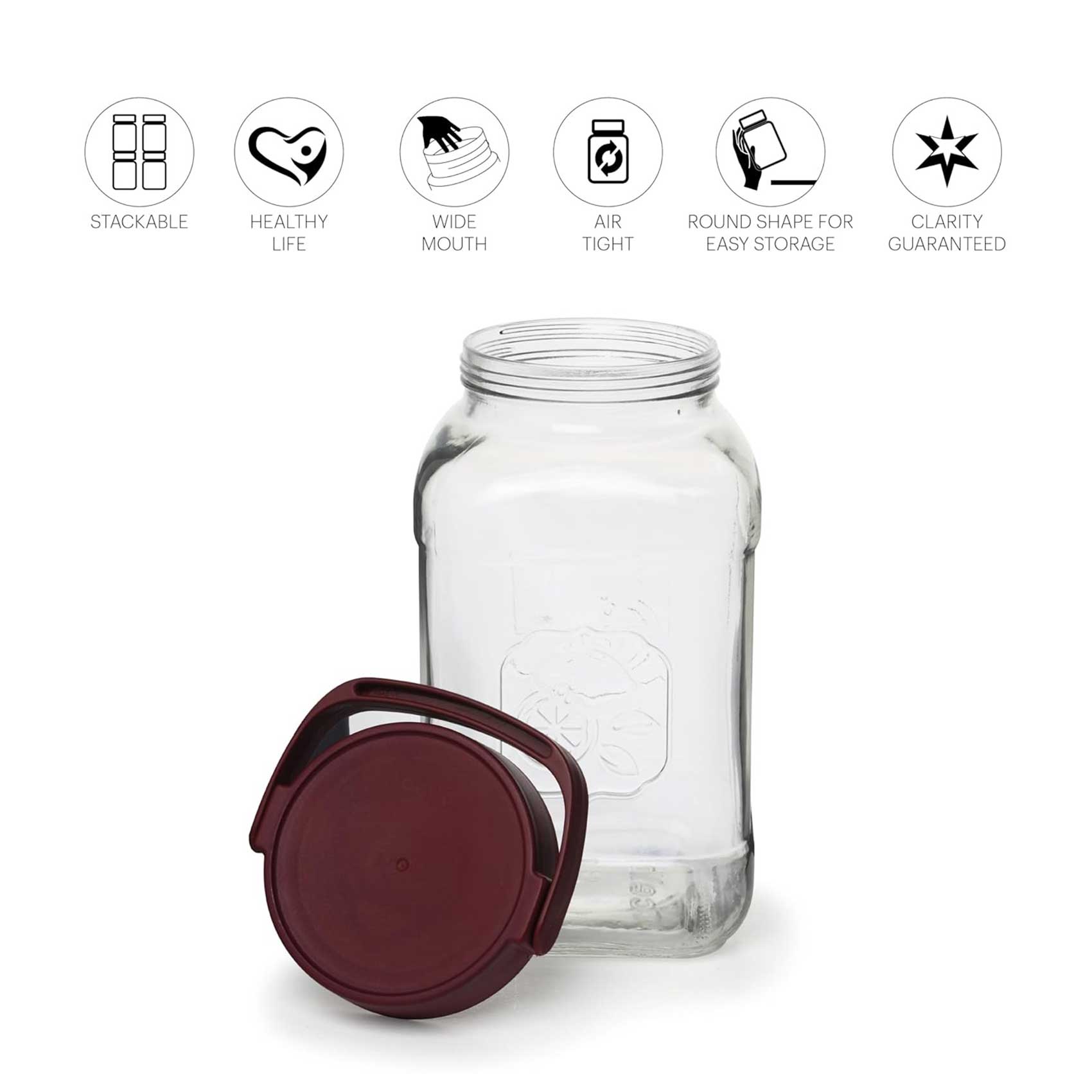 Cello Classic Glass Canister Storage Jar 3600 Ml product thumbnail 2