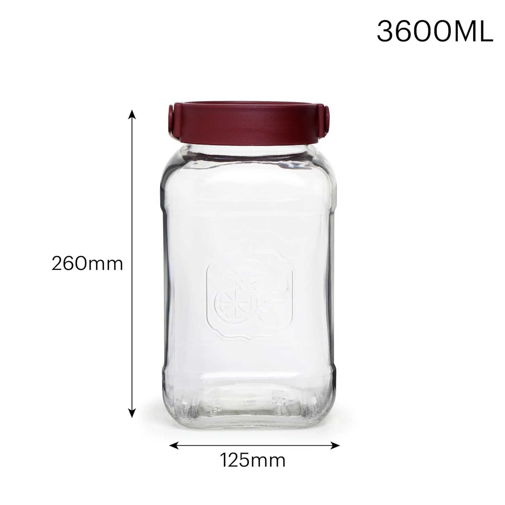 Cello Classic Glass Canister Storage Jar 3600 Ml product thumbnail 3