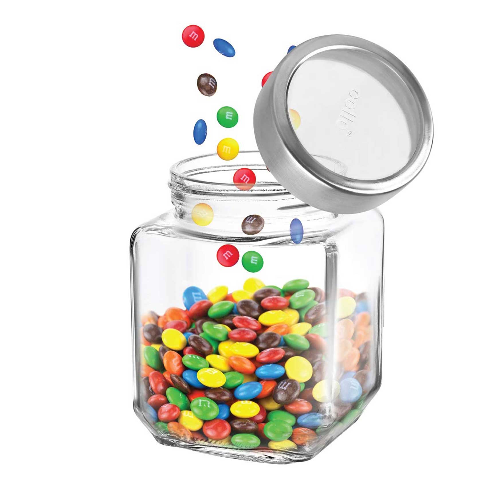 Cello Fresh Qube Glass Storage Jar 580 Ml product thumbnail 3