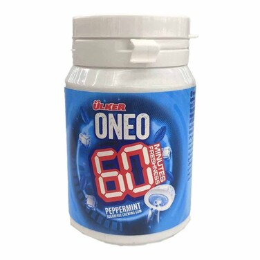 Oneo Peppermint Gum 60 Minutes Refreshment  60 Gram