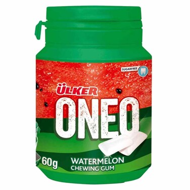 Oneo Oneo Watermelon Chewing Gum 60 Gram