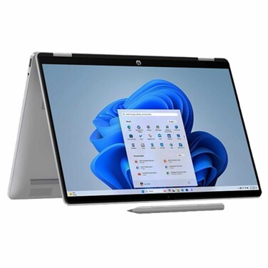 إتش بي أومني بوك 5 لاب توب2 في 1 مع قلم معالج Intel Core i5 120U ذاكرة وصول عشوائي 16 جيجابايت قرص صلب SSD بسعة 512 جيجابايت شاشة 14.1 بوصة نظام تشغيل Windows 11 موديل 14-fp0045ne