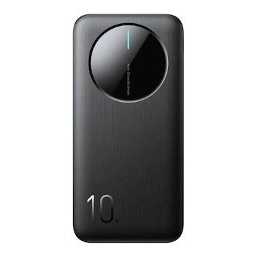 جوي روم JR-PBF12 شاحن لاسلكي منفذان USB-A + منفذ تايب سي  سعة 10000 مللي أمبير قدرة 22.5 واط 3 منافذ لون أسود