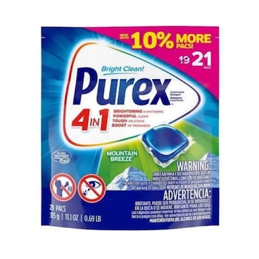 Purex 4in1 Breeze Pods 315 Gram/21c