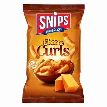Snips Chips Curls Cheese 200 Gram
