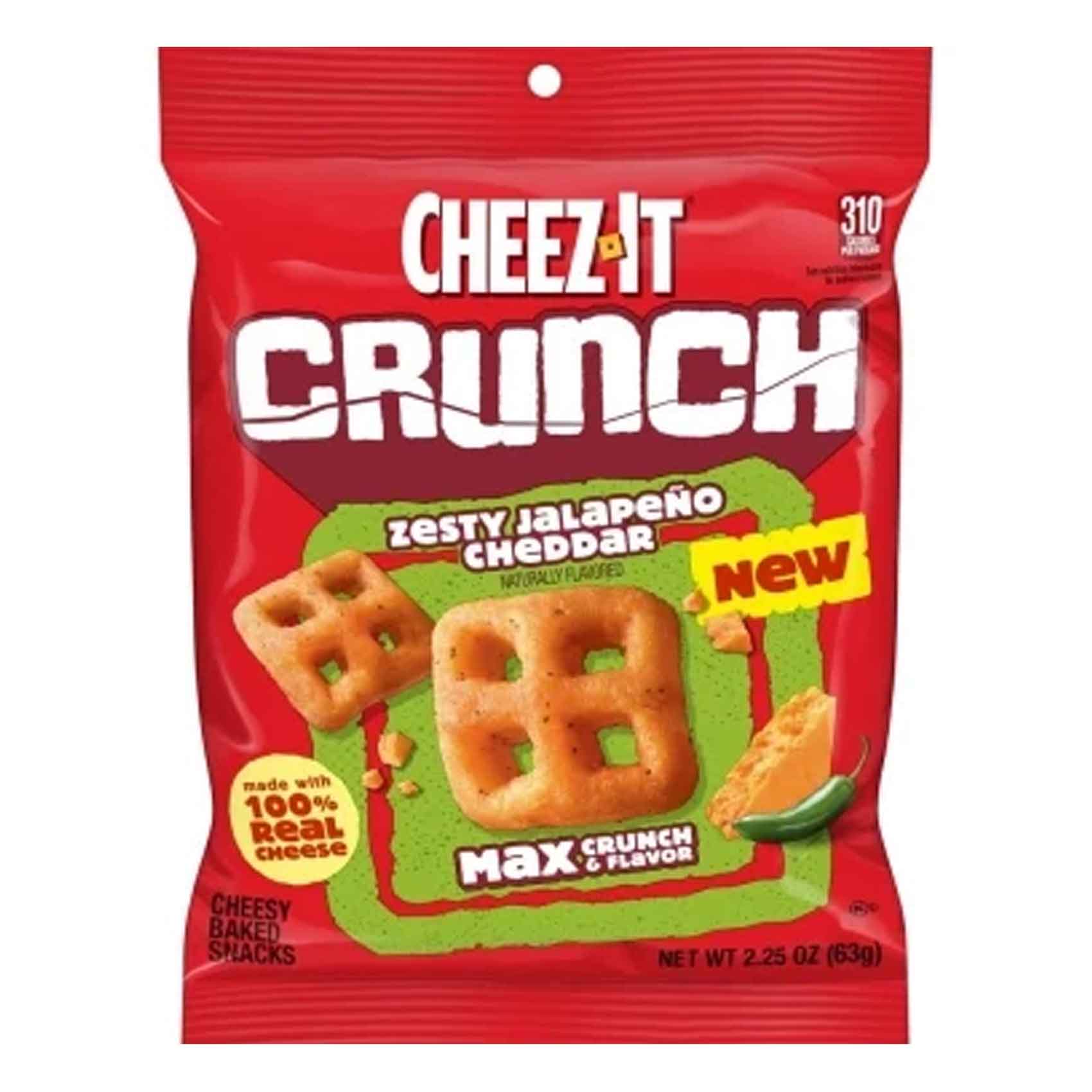 Buy Cheez-It Jalapeño Cheddar Crunch Crackers 63 Gram