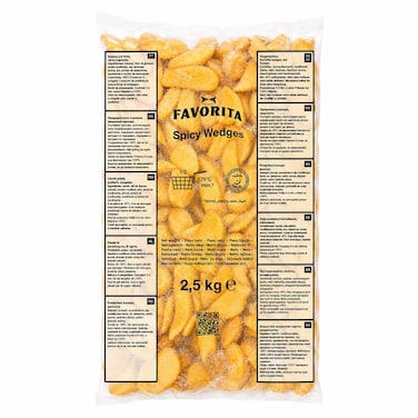 Favrita Spiced Potato Wedges 2.5 Kg