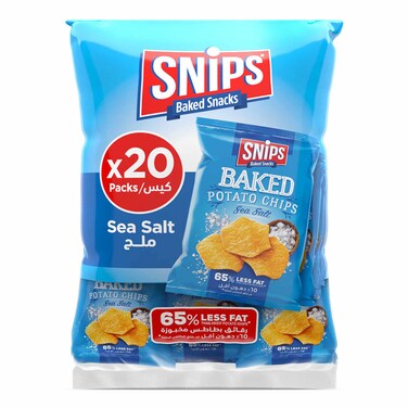 Snips Chips Salt 12 Gram 20 Pieces