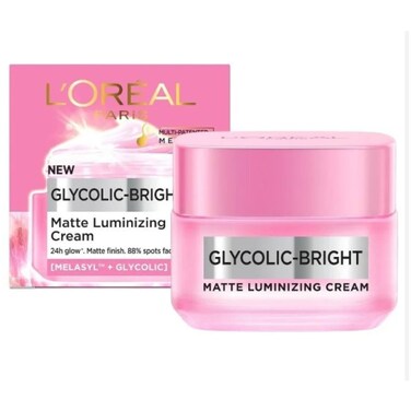 L'Or&eacute;al Paris Glycolic Bright Matte Luminizing Cream 50 Ml