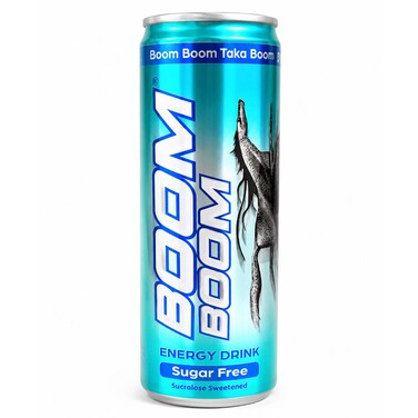 Boom Boom Energy Drink Sugar Free 355 Ml