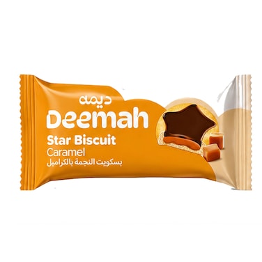 ديمة بسكويت نجمة بالكراميل 27 غرام 