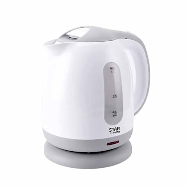 Star Home K1005 Electric Kettle 1.7 Liter 2000 Watt Plastic White 
