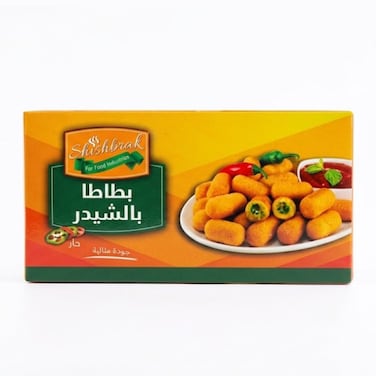 شيشبرك جبنة شيدر أحمر حار 350 غرام