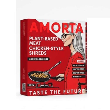 Amoria Plant based Meat Chicken Style Shreds 230 Gram