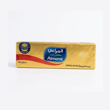 المراعي زبدة طبيعية غير مملحة 50 غرام