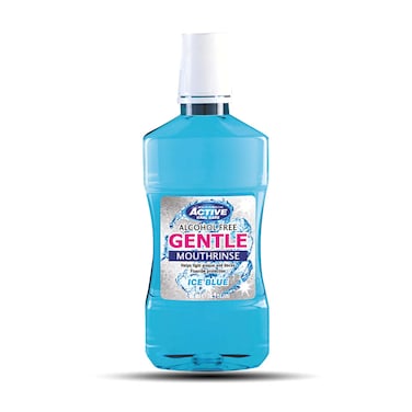 Active Gentle Mouthrinse Ice Blue 500Ml (Alcohol Free)