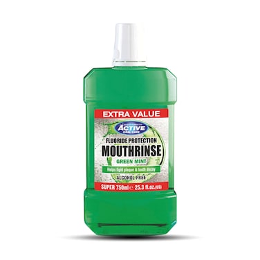 Active Mouthrinse Green Mint 750Ml
