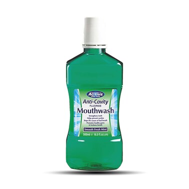 Active Anti-Cavity Mouthwash Fresh Mint 500Ml