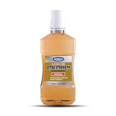 Active Extra Strength Mouthwash Original 500Ml.