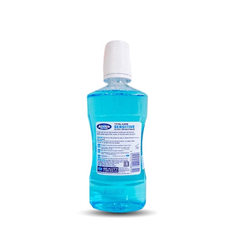 Active Mouthwash Sensitive Total Care (Blue) 500Ml (Alcohol Free)