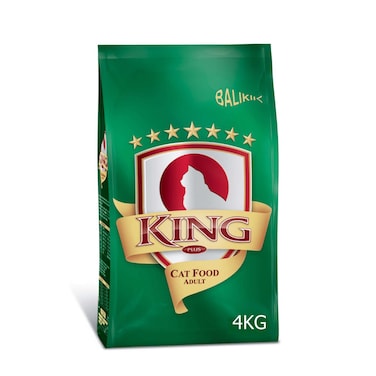 King Plus Adult Cat Food Fish 4 Kg